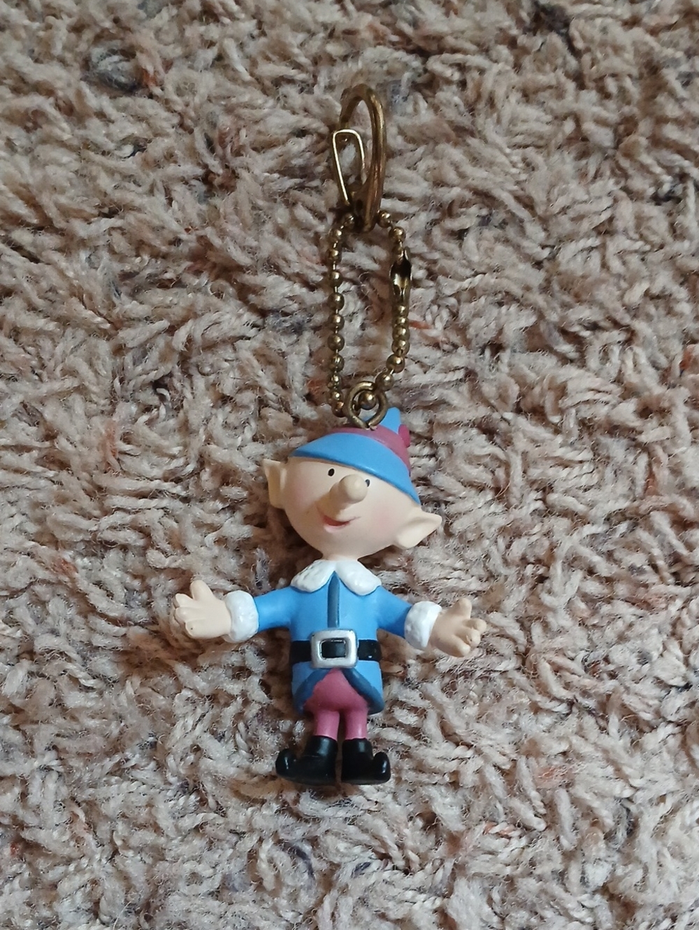 Blue Elf Keychain Kids Toy Charm